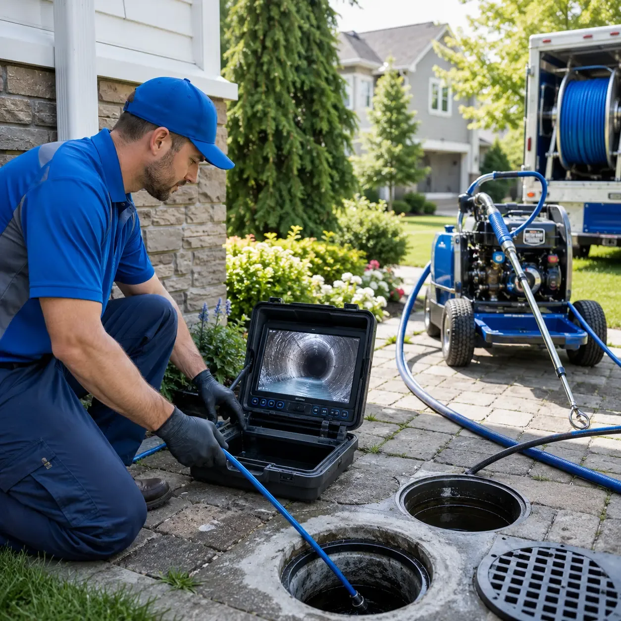 Outdoor drain cleaning professionals serving Shepherd, MI