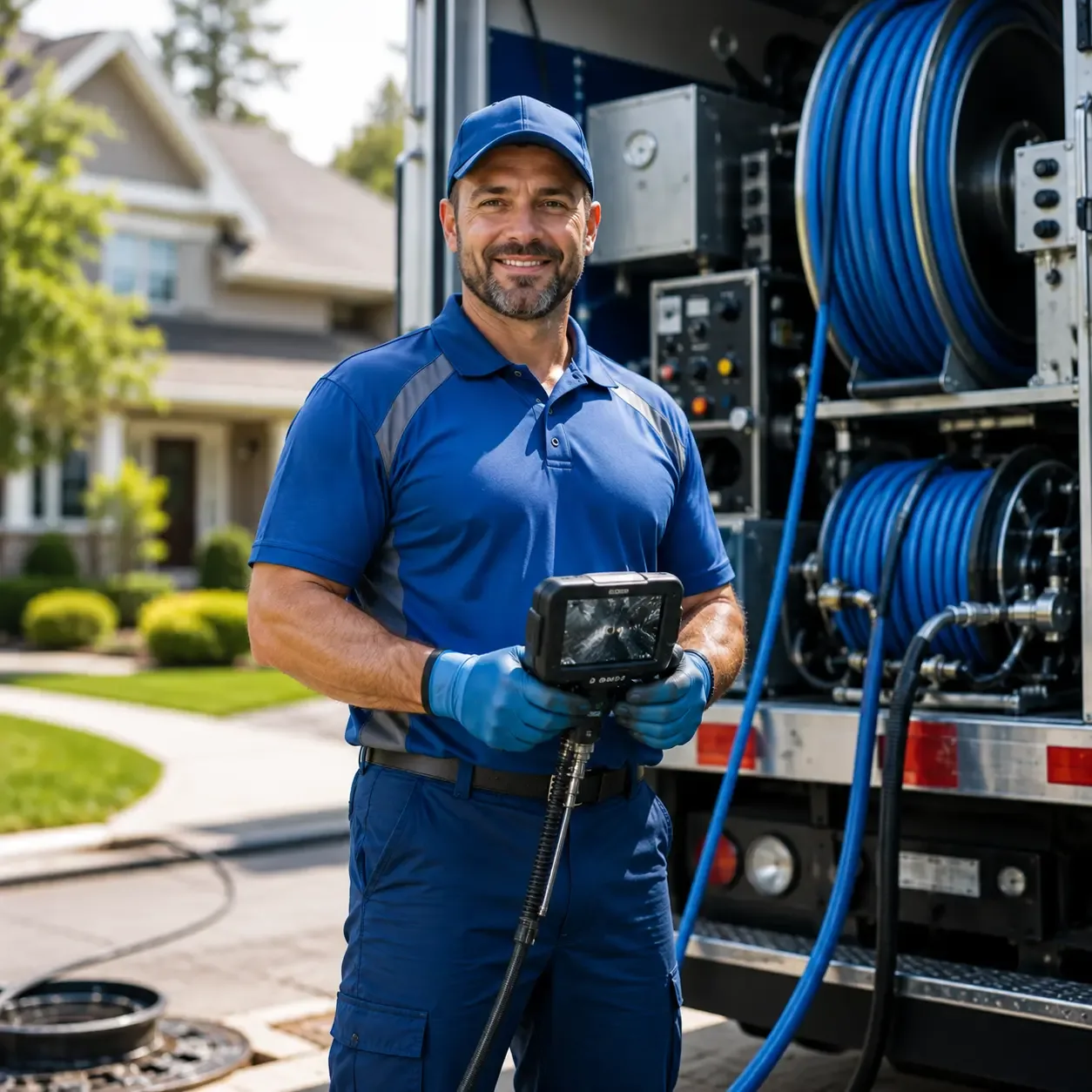 Local outdoor drain cleaning specialists in Shepherd, MI